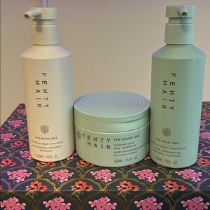Fenty Beauty Hair Care Trio - White and Mint
